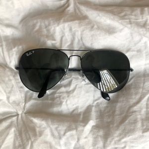 Authentic Oversized Black RayBan Aviators
